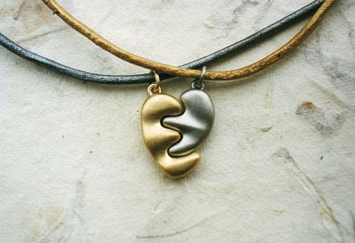 Heart-shaped pendants
