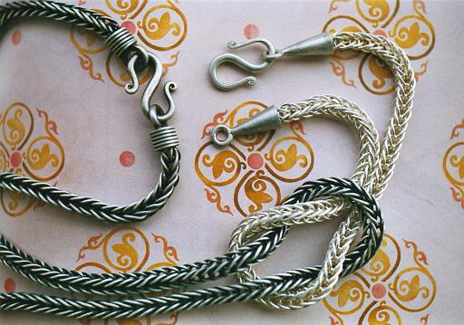 Hand-made chains done after antique patterns